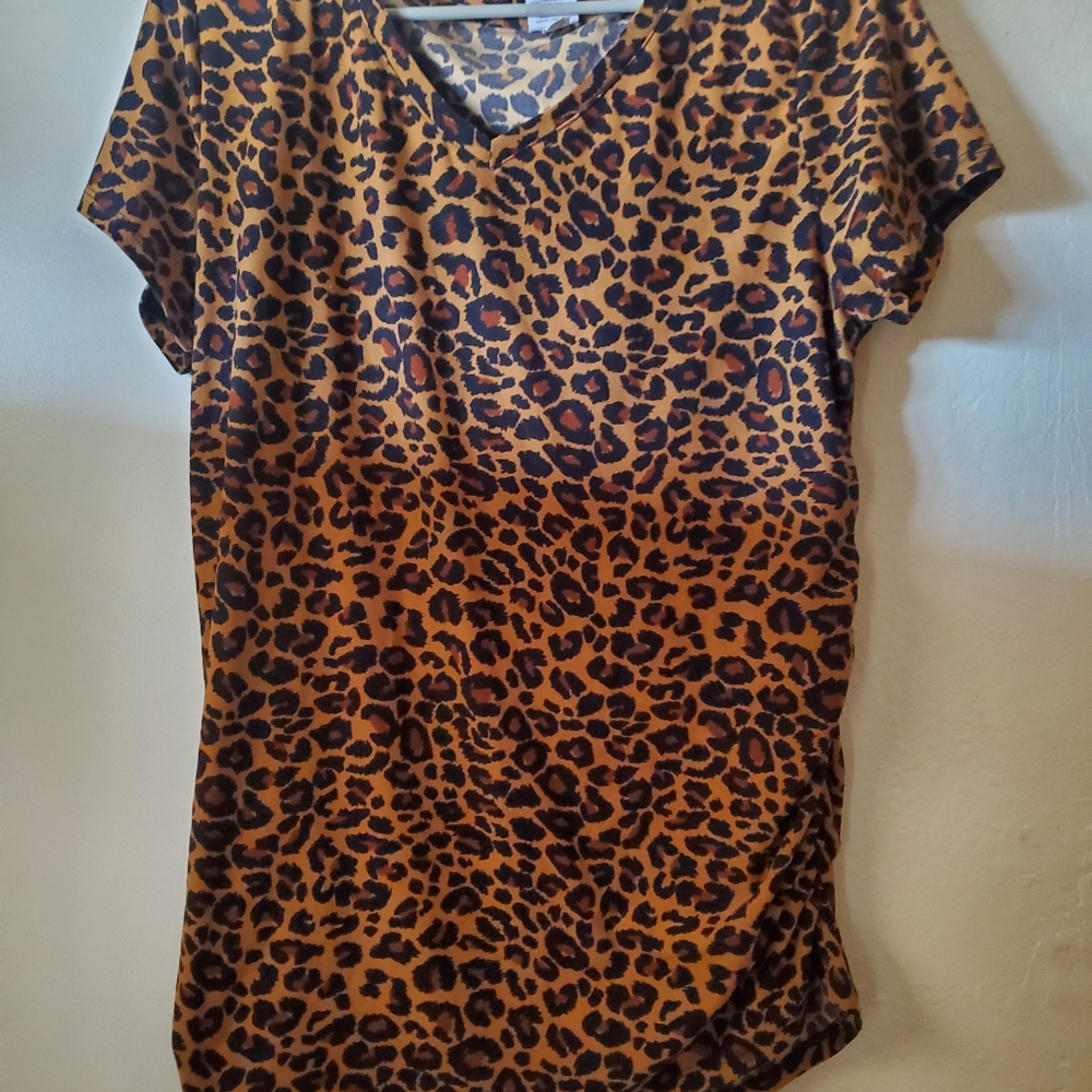 Time and Tru Maternity leopard top